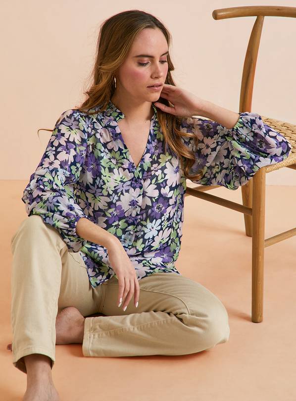 Everbelle Floral Bloom Chiffon Blouse 6